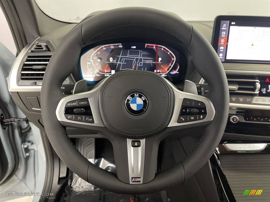 2024 BMW X3 xDrive30i Cognac Steering Wheel Photo #146509712