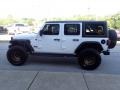 2021 Bright White Jeep Wrangler Unlimited Sahara Altitude 4x4  photo #5