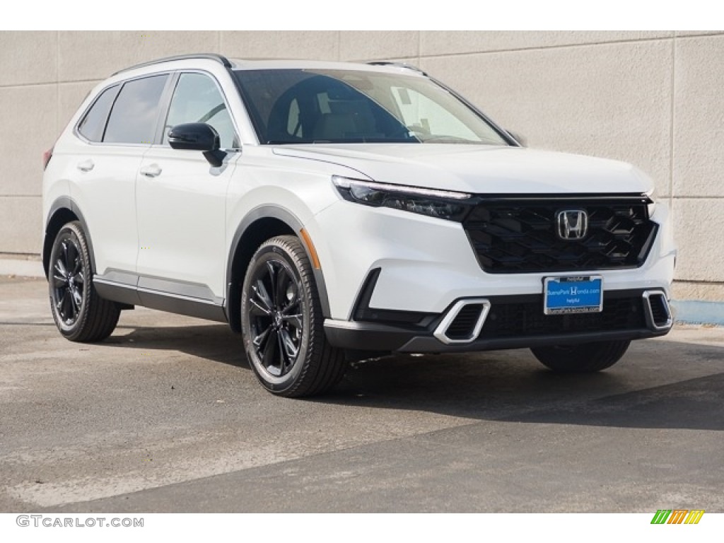 2024 CR-V Sport Touring AWD Hybrid - Platinum White Pearl / Gray photo #1