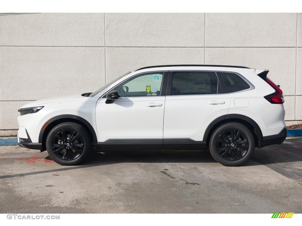Platinum White Pearl 2024 Honda CR-V Sport Touring AWD Hybrid Exterior Photo #146510555