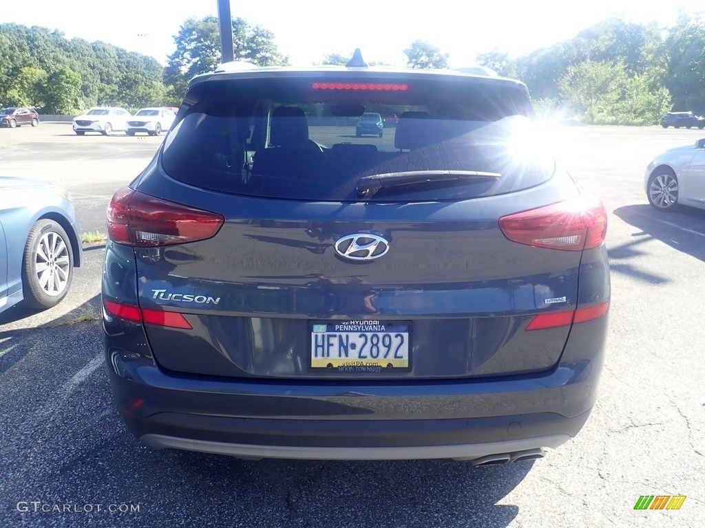 2021 Tucson Limited AWD - Dusk Blue / Black photo #3