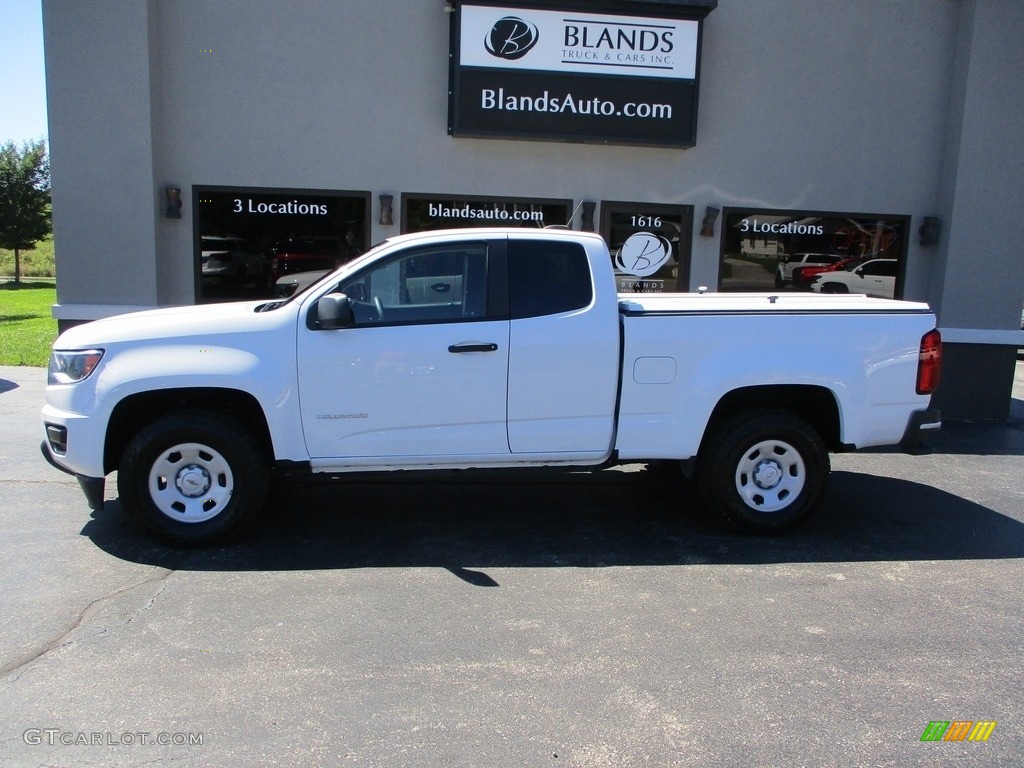 2019 Colorado WT Extended Cab - Summit White / Jet Black/Dark Ash photo #1