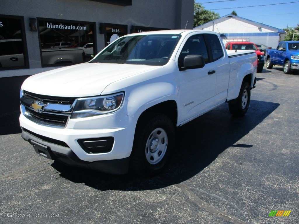 2019 Colorado WT Extended Cab - Summit White / Jet Black/Dark Ash photo #2