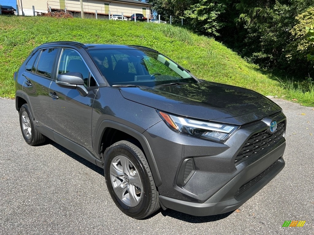 Magnetic Gray Metallic 2022 Toyota RAV4 XLE AWD Hybrid Exterior Photo #146511209