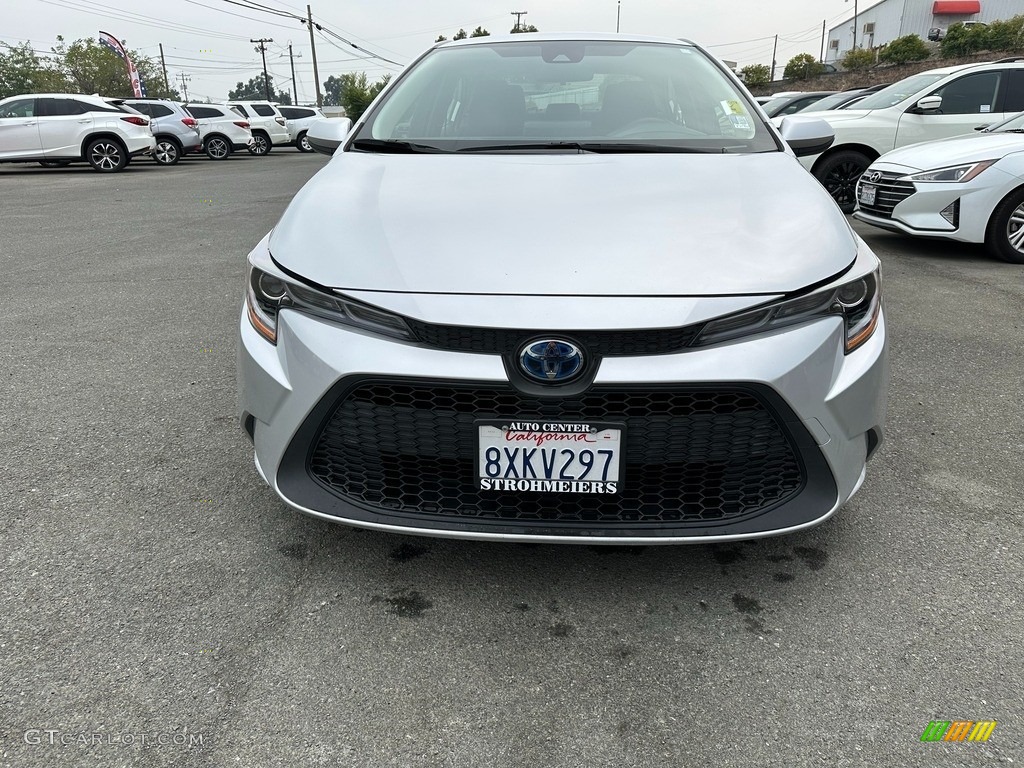 2022 Corolla LE Hybrid - Classic Silver Metallic / Black photo #2