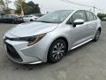Front 3/4 View of 2022 Corolla LE Hybrid