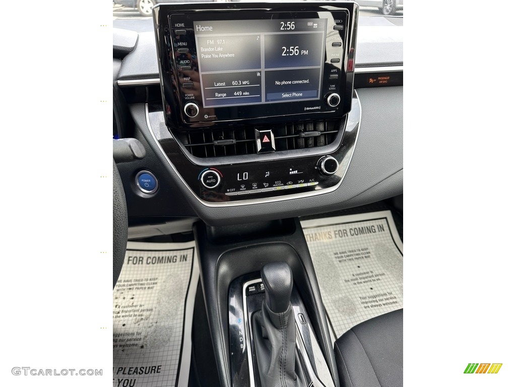 2022 Corolla LE Hybrid - Classic Silver Metallic / Black photo #9