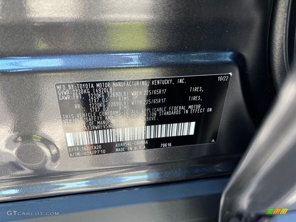2022 RAV4 XLE AWD Hybrid - Magnetic Gray Metallic / Black photo #29