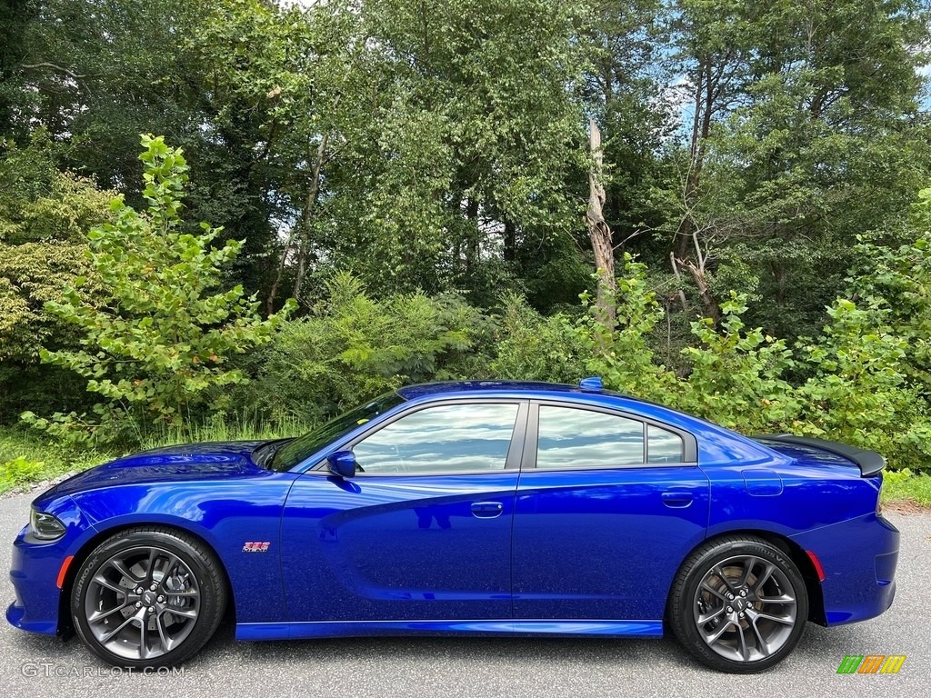 2021 Charger Scat Pack - Indigo Blue / Black photo #1