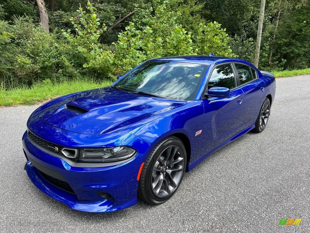 2021 Charger Scat Pack - Indigo Blue / Black photo #2