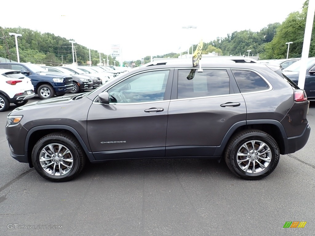 2021 Cherokee Latitude Lux 4x4 - Granite Crystal Metallic / Black photo #2