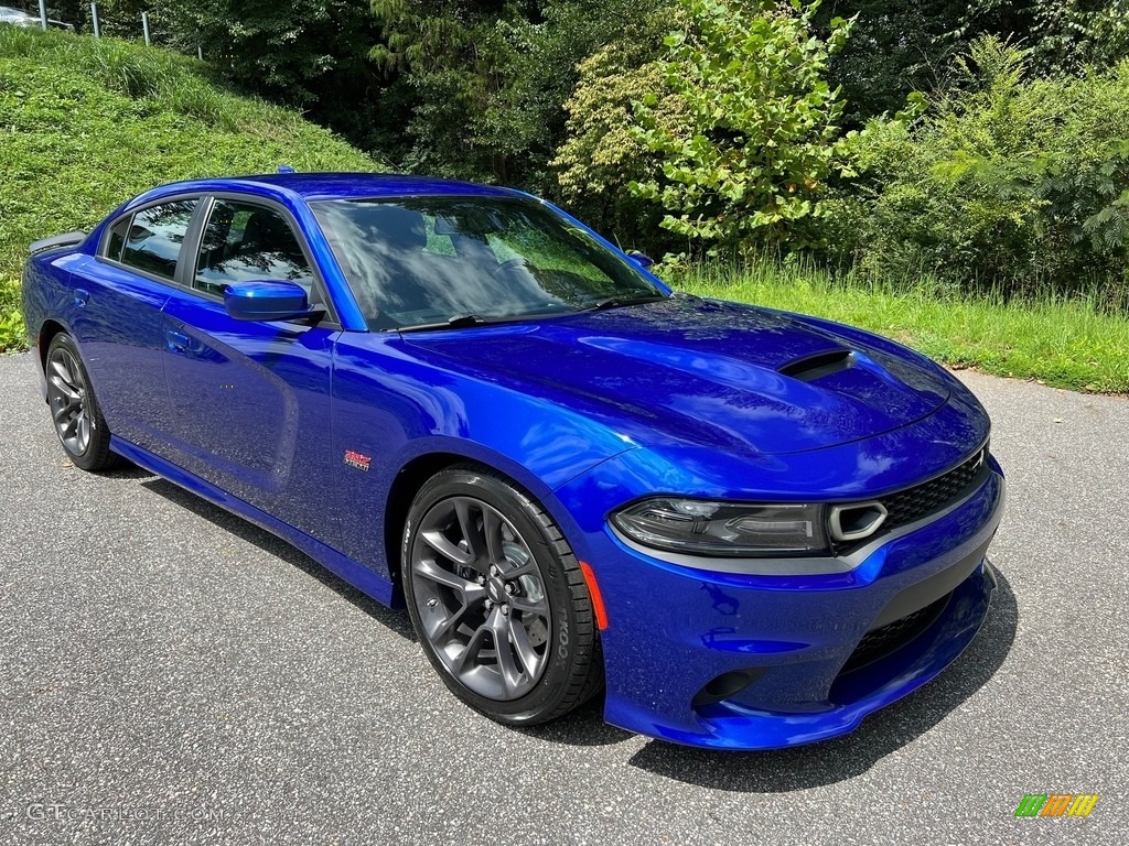2021 Charger Scat Pack - Indigo Blue / Black photo #4