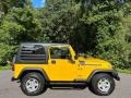 2006 Solar Yellow Jeep Wrangler X 4x4  photo #5