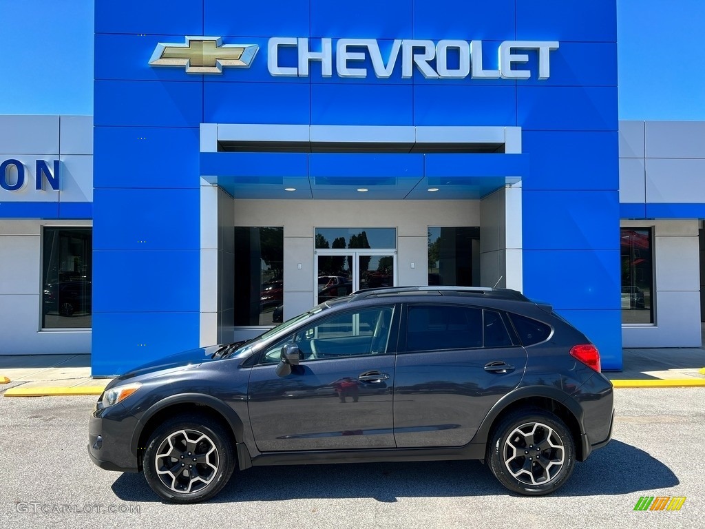 2014 XV Crosstrek 2.0i Limited - Dark Gray Metallic / Black photo #1