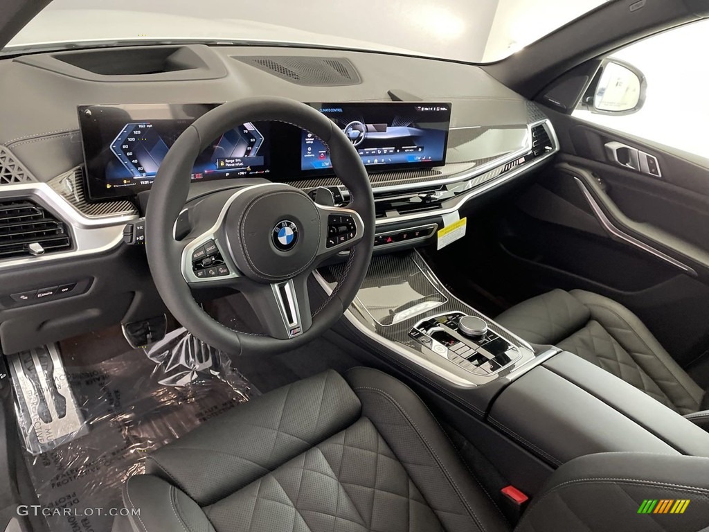 Black Interior 2024 BMW X5 M60i Photo #146512474