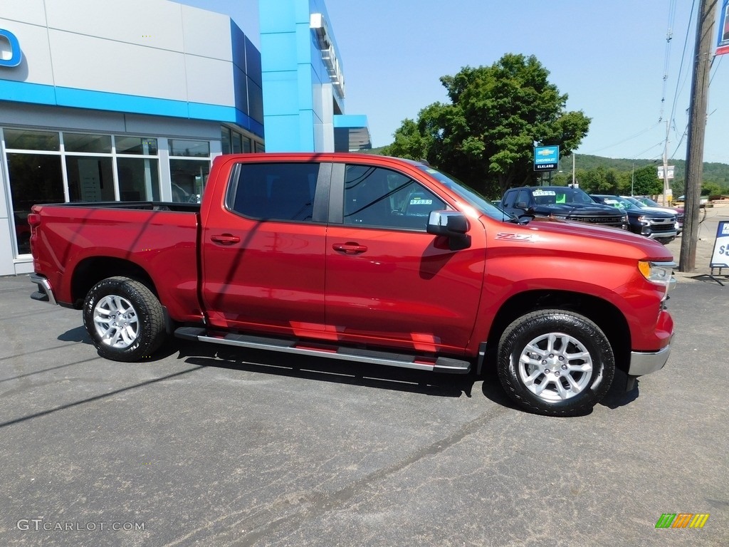 2023 Silverado 1500 LT Crew Cab 4x4 - Radiant Red Tintcoat / Jet Black photo #2