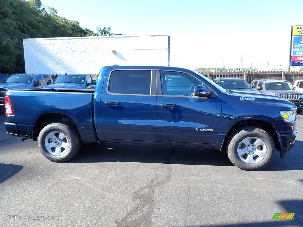 Patriot Blue Pearl 2024 Ram 1500 Big Horn Crew Cab 4x4 Exterior Photo #146512809