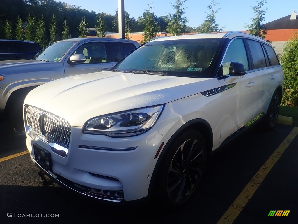 2020 Aviator Reserve AWD - Pristine White / Sandstone photo #1