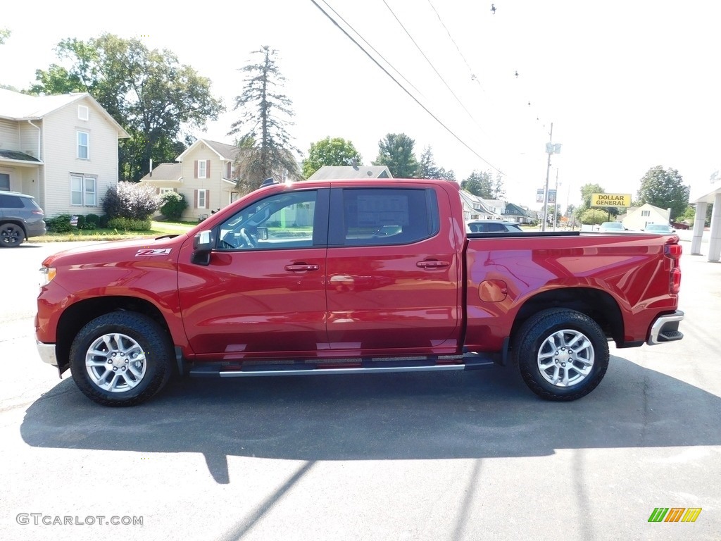 2023 Silverado 1500 LT Crew Cab 4x4 - Radiant Red Tintcoat / Jet Black photo #8