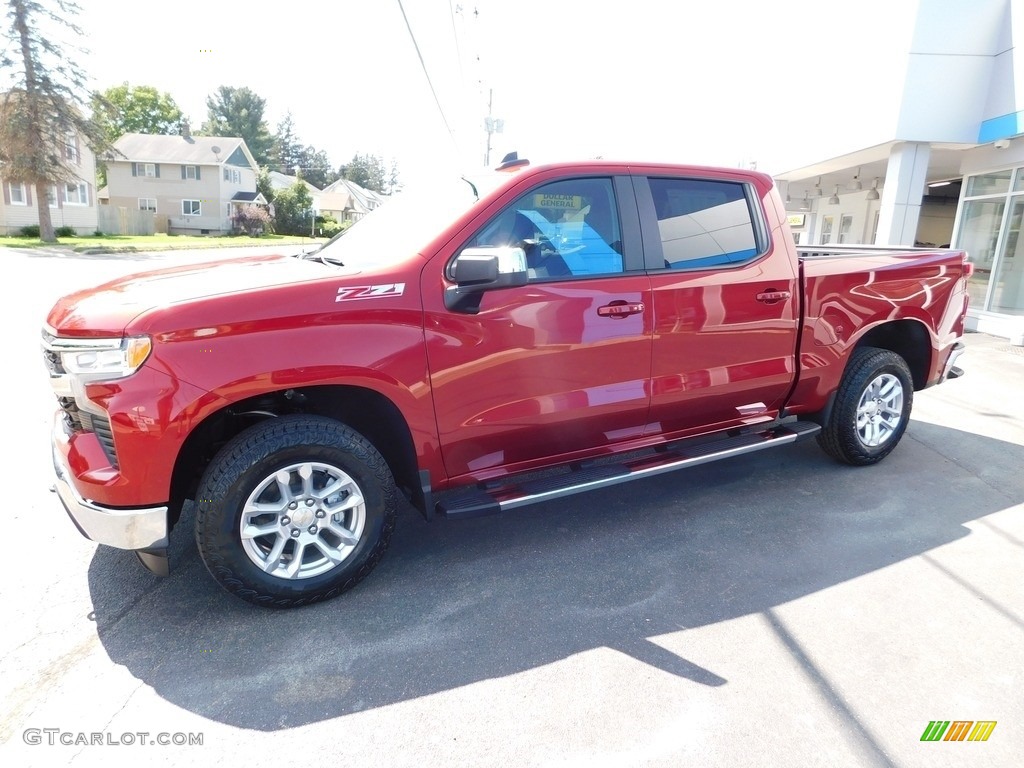 2023 Silverado 1500 LT Crew Cab 4x4 - Radiant Red Tintcoat / Jet Black photo #9