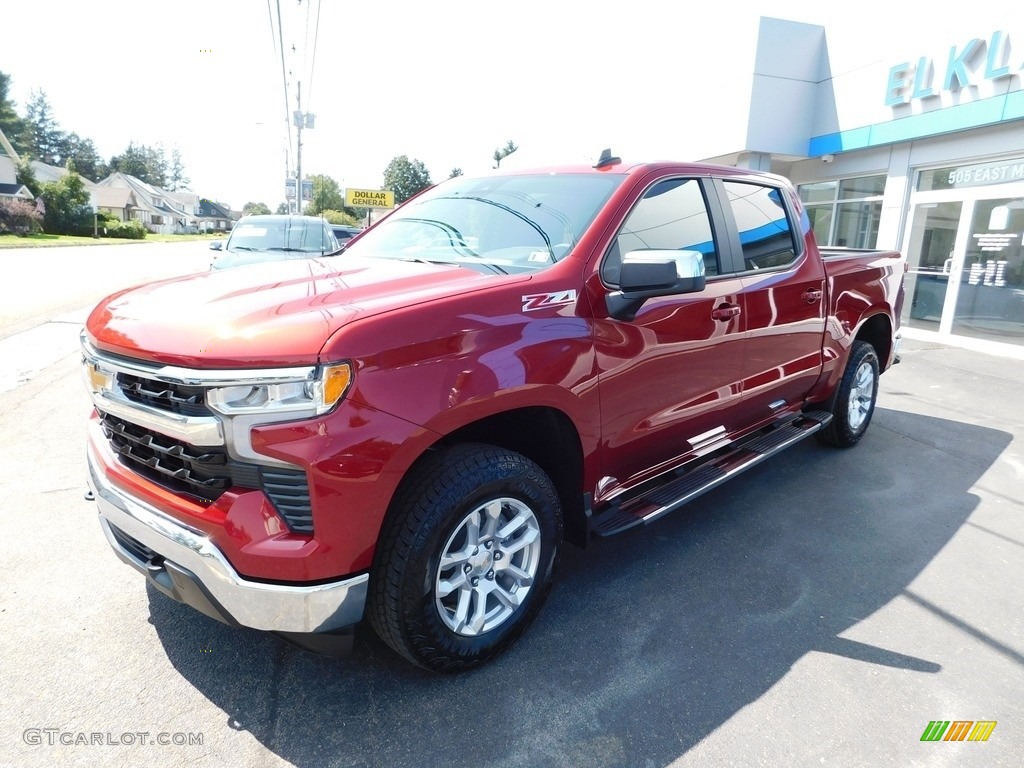 2023 Silverado 1500 LT Crew Cab 4x4 - Radiant Red Tintcoat / Jet Black photo #10