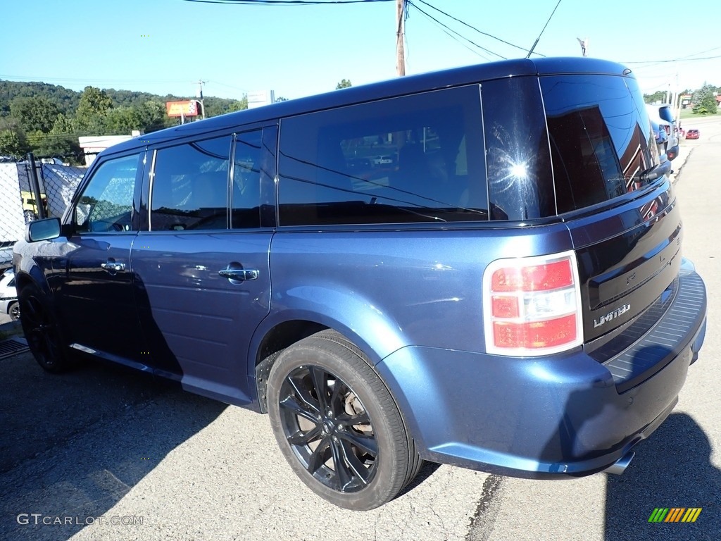 2019 Flex Limited AWD - Blue Metallic / Dune photo #2