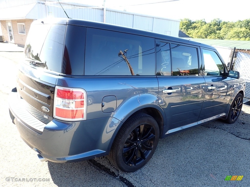 2019 Flex Limited AWD - Blue Metallic / Dune photo #3