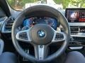 2022 BMW X3 Black Interior Steering Wheel Photo