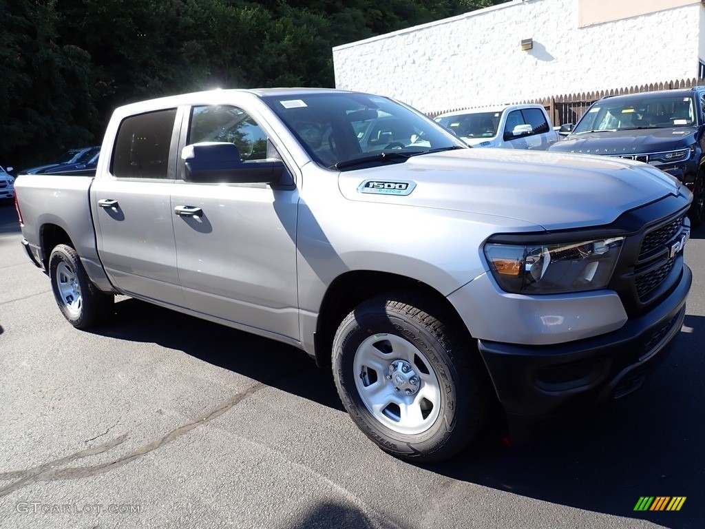 Billet Silver Metallic 2024 Ram 1500 Tradesman Crew Cab 4x4 Exterior Photo #146513775