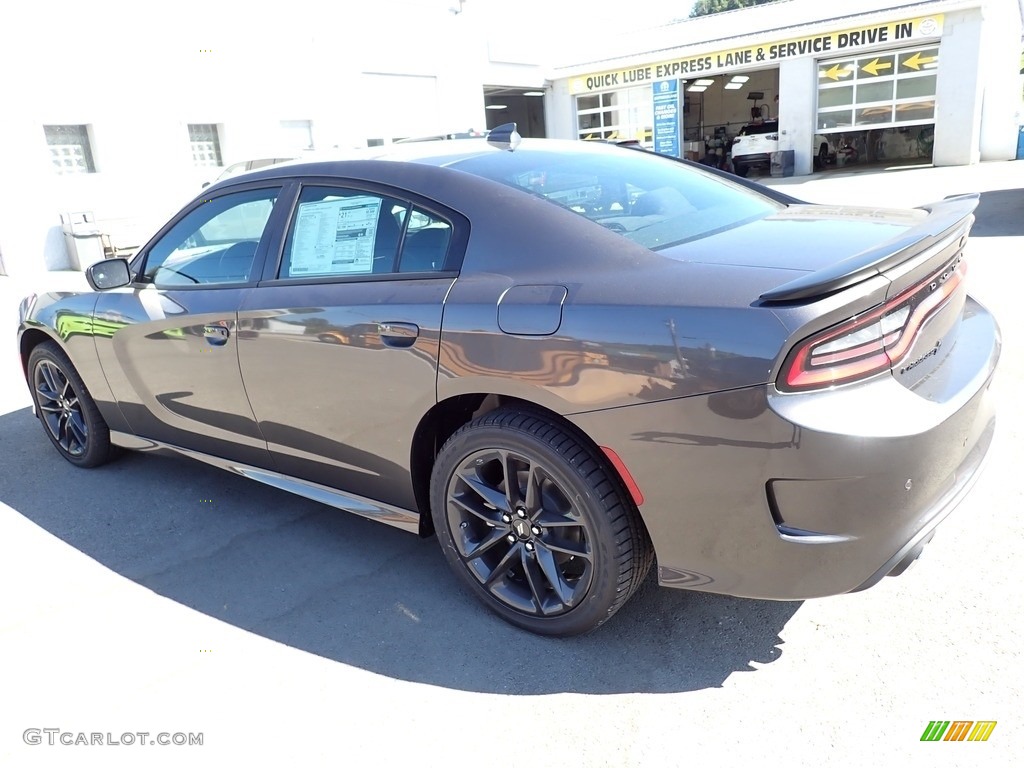 2023 Charger GT Blacktop AWD - Granite Pearl / Black photo #3