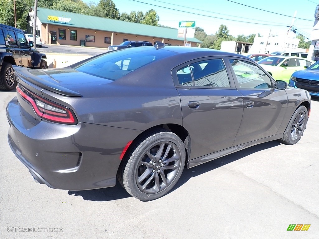 2023 Charger GT Blacktop AWD - Granite Pearl / Black photo #6