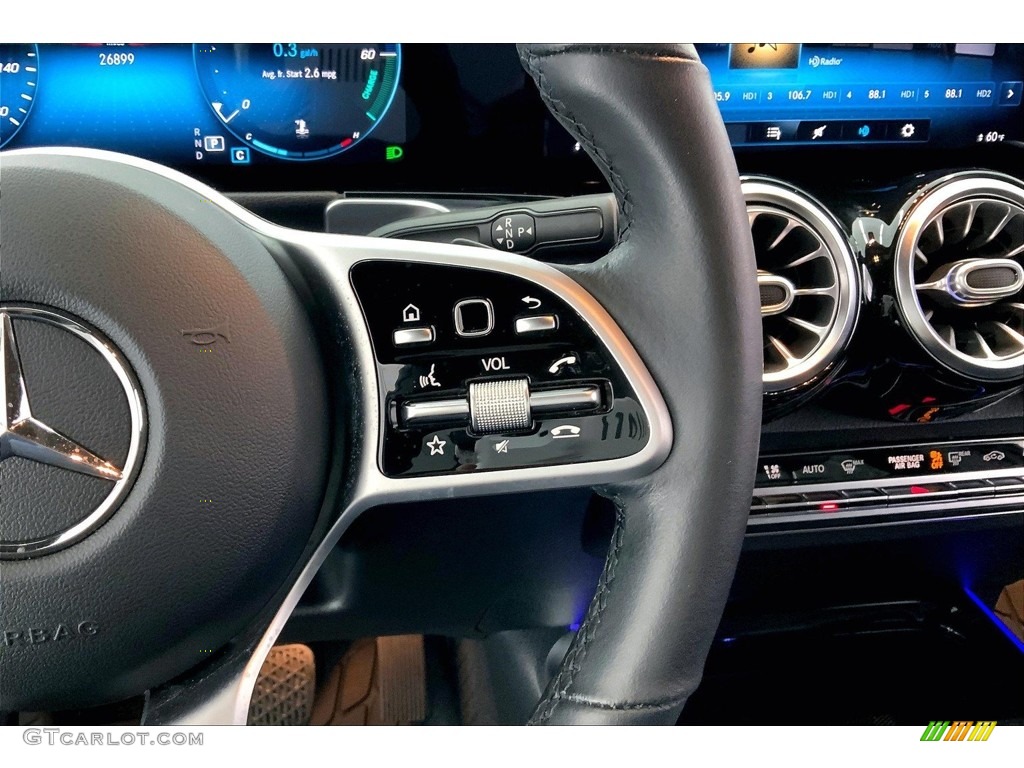 2020 Mercedes-Benz GLB 250 Black Steering Wheel Photo #146514050