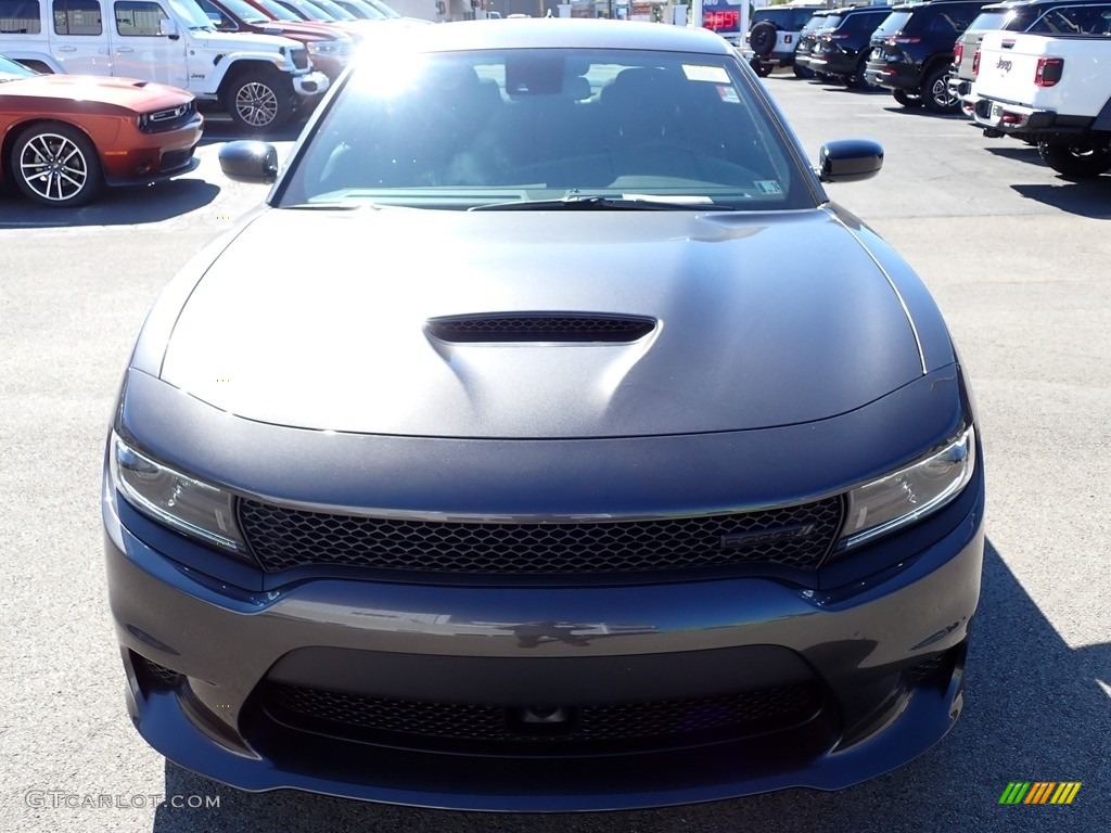 2023 Charger GT Blacktop AWD - Granite Pearl / Black photo #9