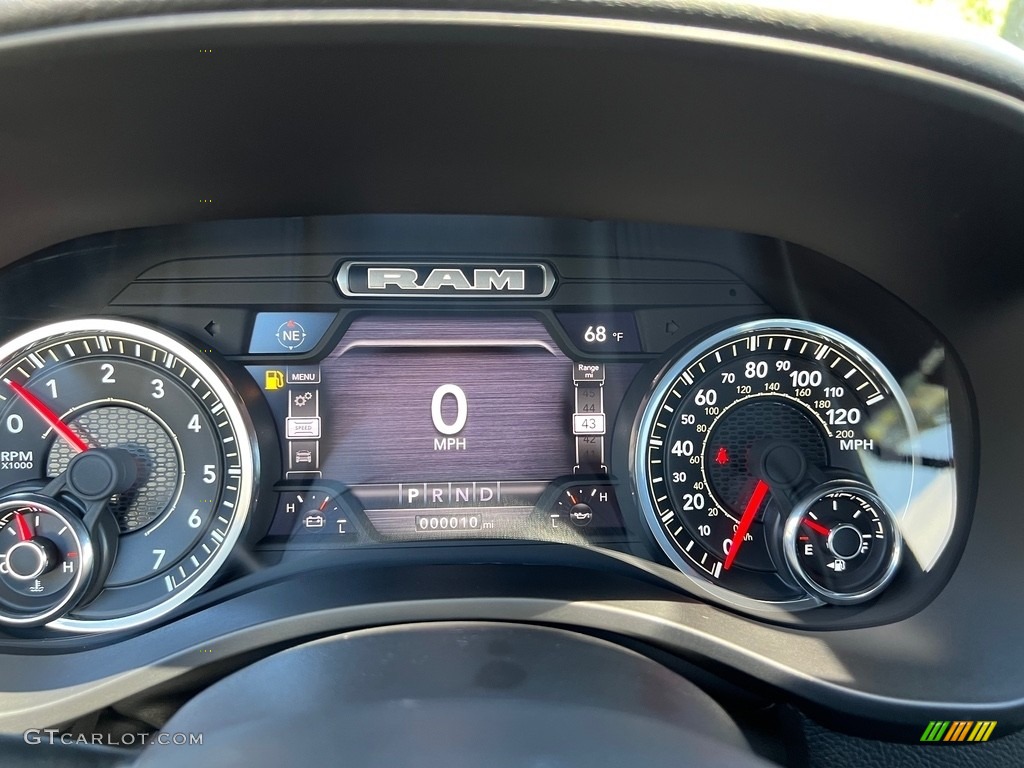 2024 Ram 1500 Big Horn Night Edition Crew Cab 4x4 Gauges Photo #146514210