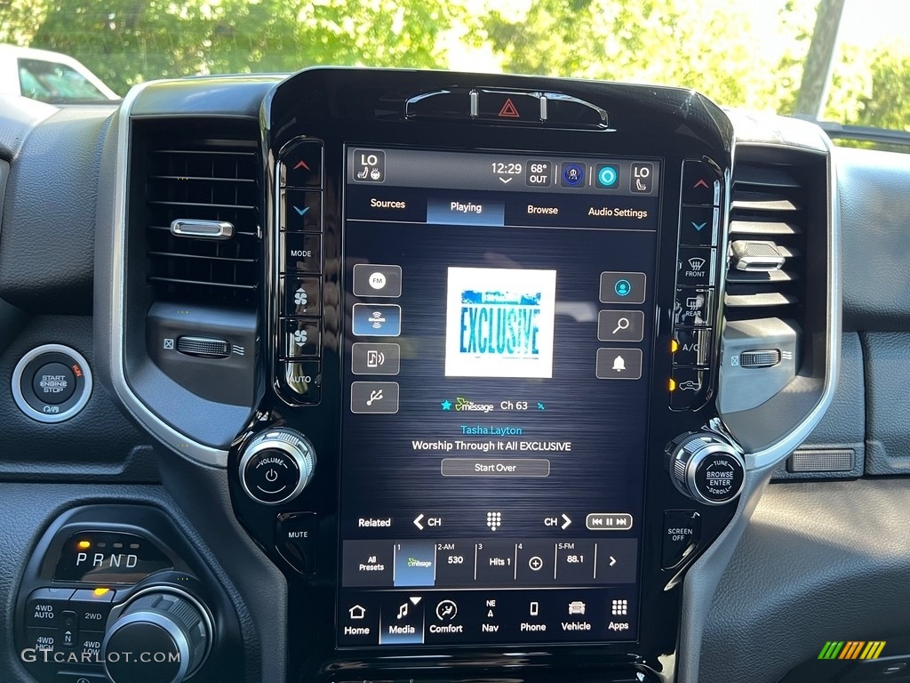 2024 Ram 1500 Big Horn Night Edition Crew Cab 4x4 Controls Photo #146514246