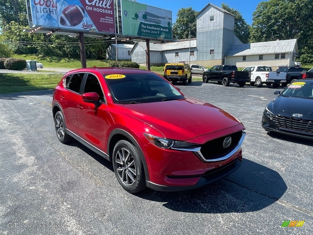 2018 CX-5 Touring - Soul Red Crystal Metallic / Black photo #7