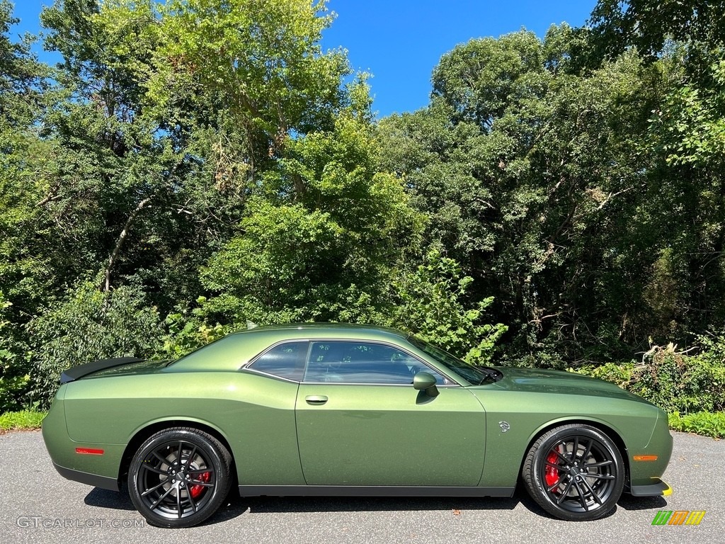 F8 Green 2023 Dodge Challenger SRT Hellcat JailBreak Exterior Photo #146514501