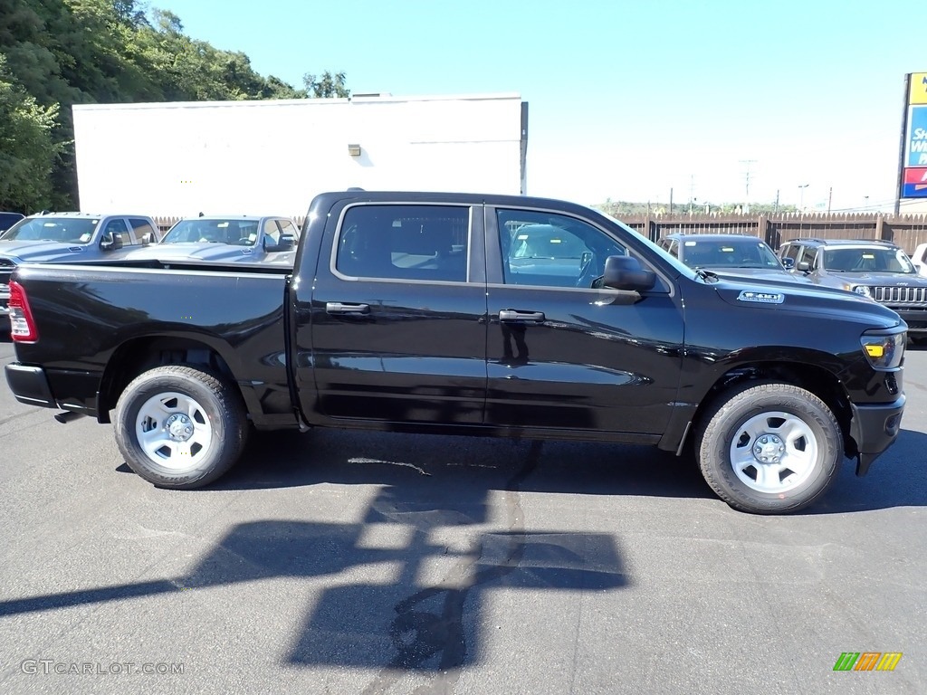 Diamond Black Crystal Pearl 2024 Ram 1500 Tradesman Crew Cab 4x4 Exterior Photo #146514533