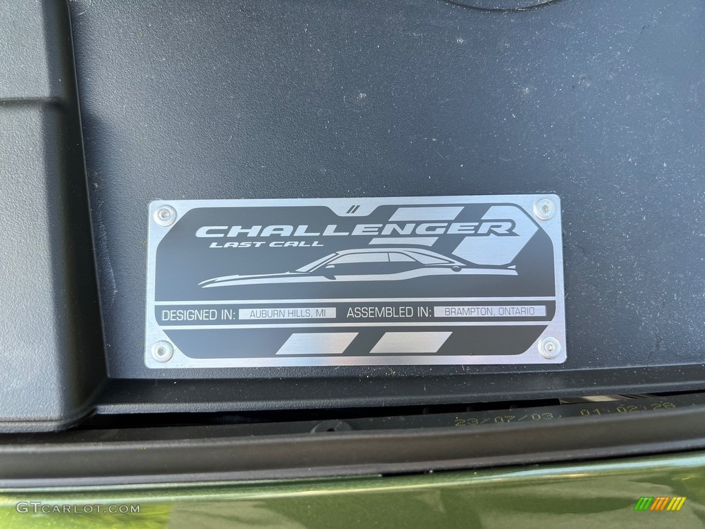 2023 Dodge Challenger SRT Hellcat JailBreak Marks and Logos Photo #146514662