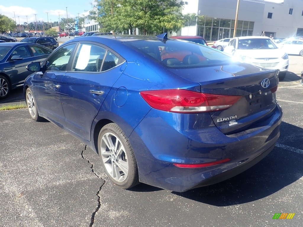 2017 Elantra Limited - Electric Blue / Black photo #2