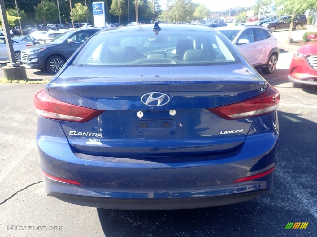 2017 Elantra Limited - Electric Blue / Black photo #3