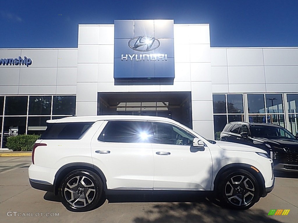 2024 Palisade Limited AWD - Hyper White / Navy/Beige photo #1