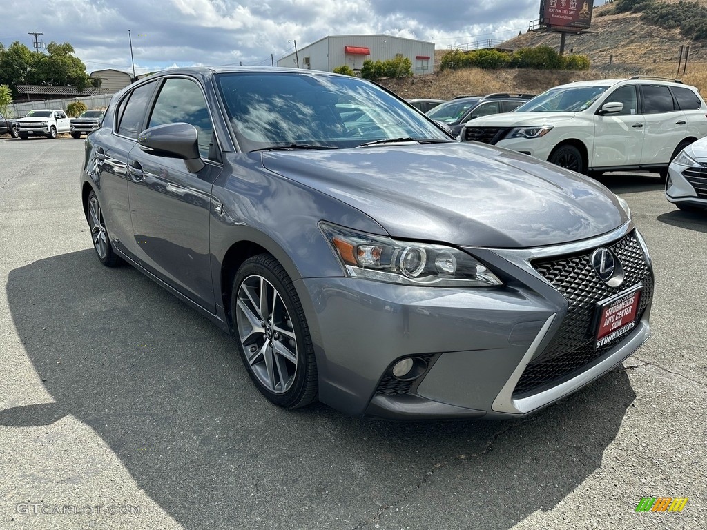 2015 CT 200h Hybrid - Nebula Gray Pearl / Black photo #1