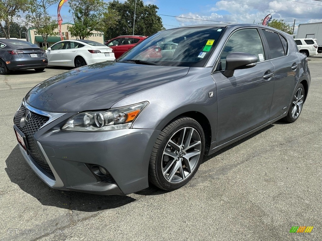 2015 CT 200h Hybrid - Nebula Gray Pearl / Black photo #3