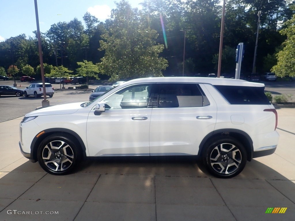 2024 Palisade Limited AWD - Hyper White / Navy/Beige photo #6