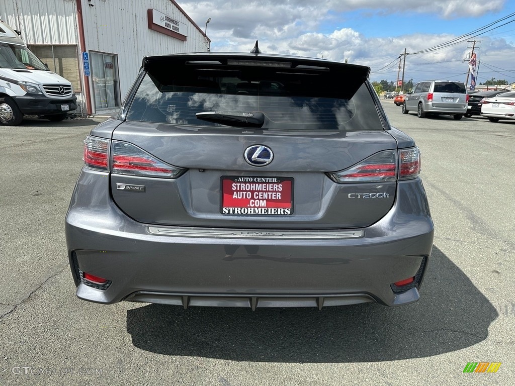 2015 CT 200h Hybrid - Nebula Gray Pearl / Black photo #5