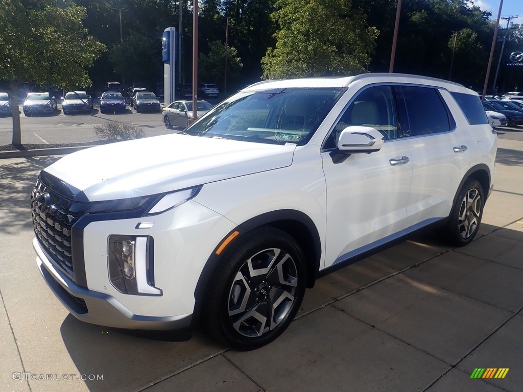 2024 Palisade Limited AWD - Hyper White / Navy/Beige photo #7