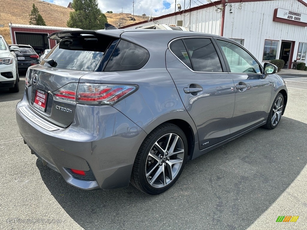 2015 CT 200h Hybrid - Nebula Gray Pearl / Black photo #6