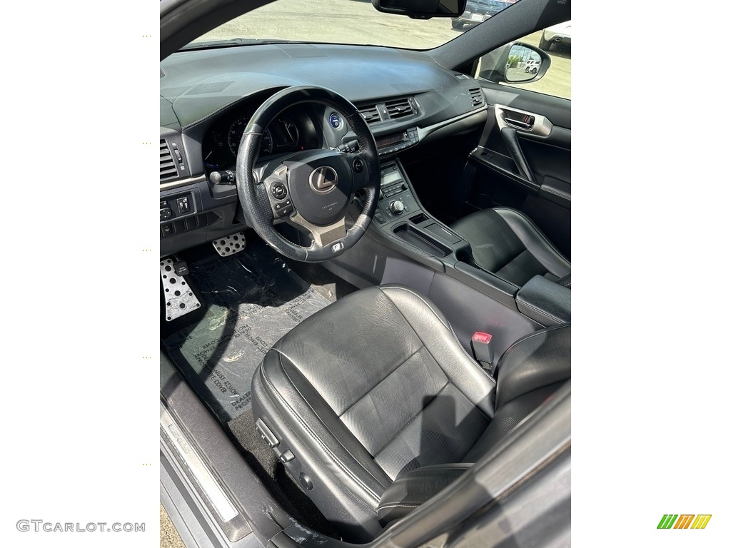2015 CT 200h Hybrid - Nebula Gray Pearl / Black photo #11