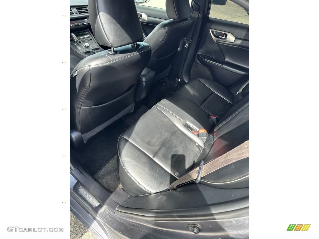 2015 CT 200h Hybrid - Nebula Gray Pearl / Black photo #13